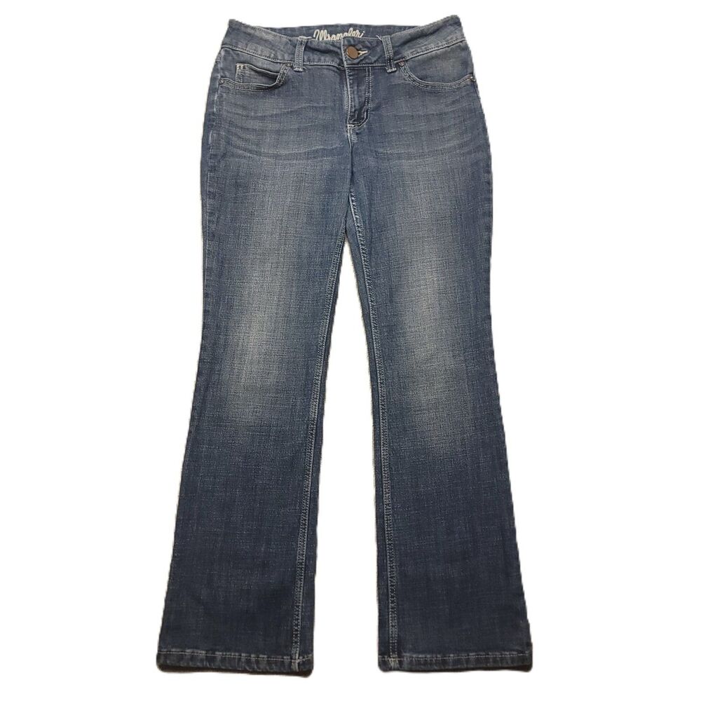 Wrangler Bootcut Jeans Womens 7 Blue Denim Western Cowgirl